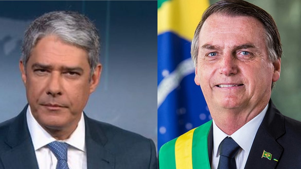 Brasileiro confia mais em Bolsonaro que em William Bonner
