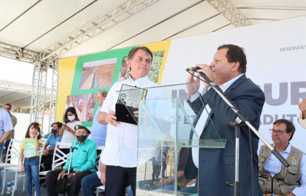 Bolsonaro inaugura segunda etapa do Sistema Adutor do Pajeú em Pernambuco