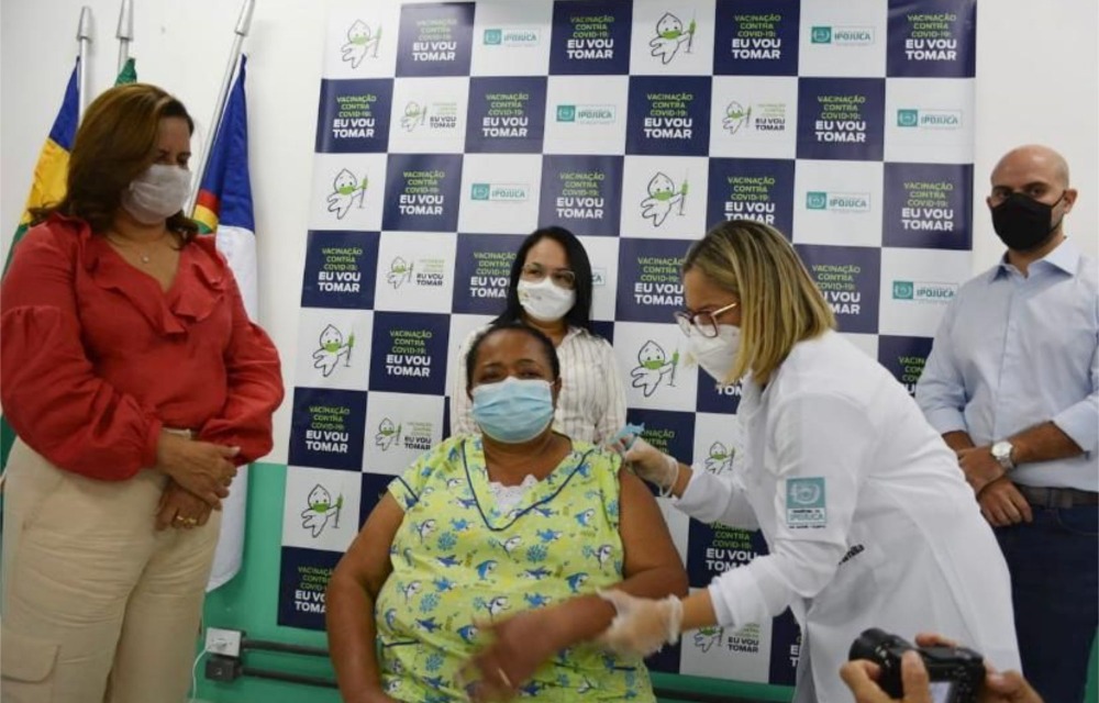 “A esperança chegou à Ipojuca”, disse a prefeita Célia Sales sobre a vacina contra o COVID-19