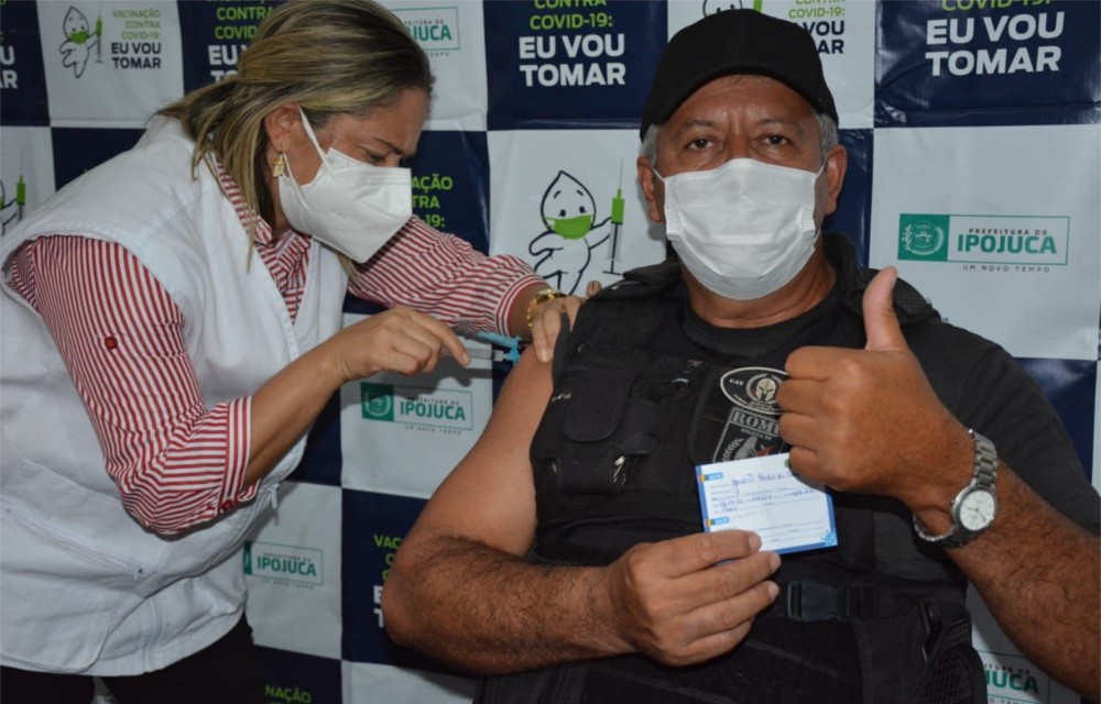 Ipojuca inicia vacinação de Guardas Municipais