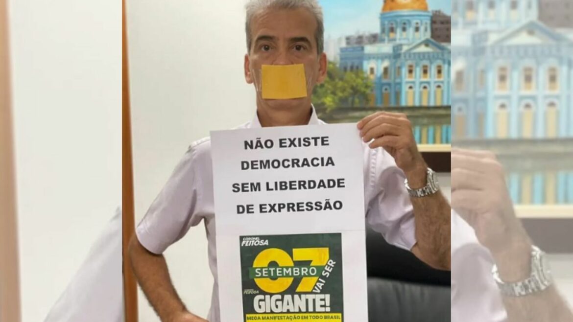 Coronel Feitosa convoca ato em apoio a Bolsonaro e à democracia no 7 de Setembro