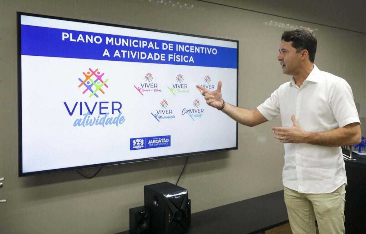 Anderson Ferreira lança Plano Municipal de Incentivo à Atividade Física do Jaboatão
