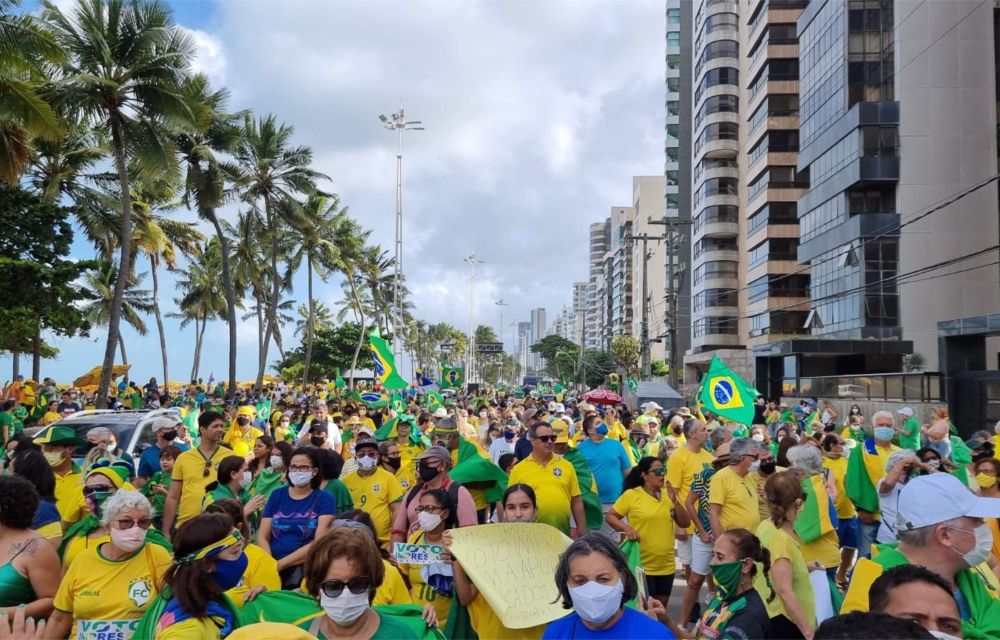 Manifestações pelo voto auditável reúnem pessoas em várias capitais do Brasil