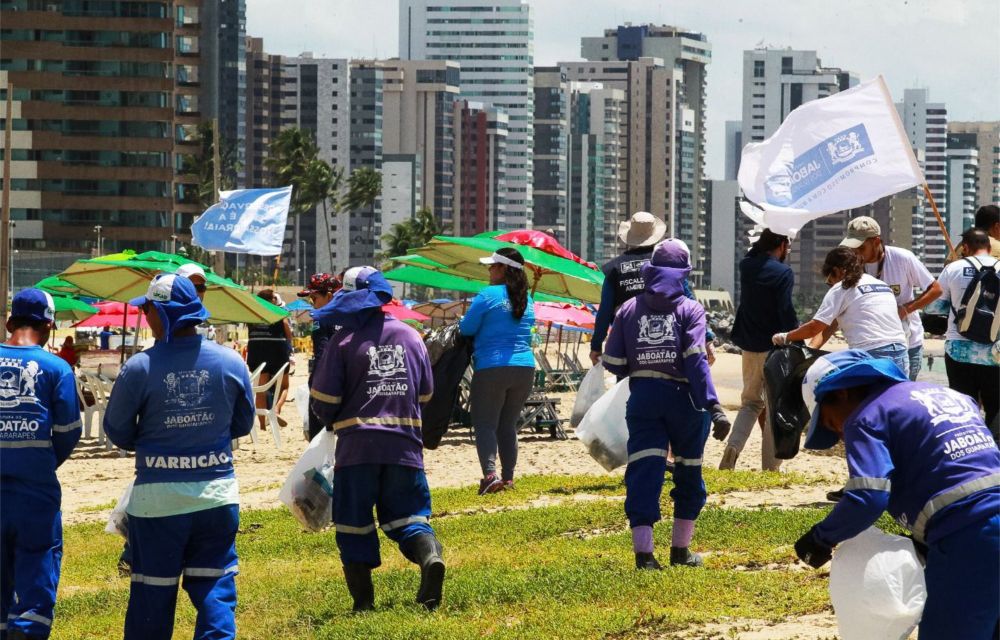 Jaboatão convoca voluntários e organiza mutirão para o Dia Mundial de Limpeza de Praias e Rios
