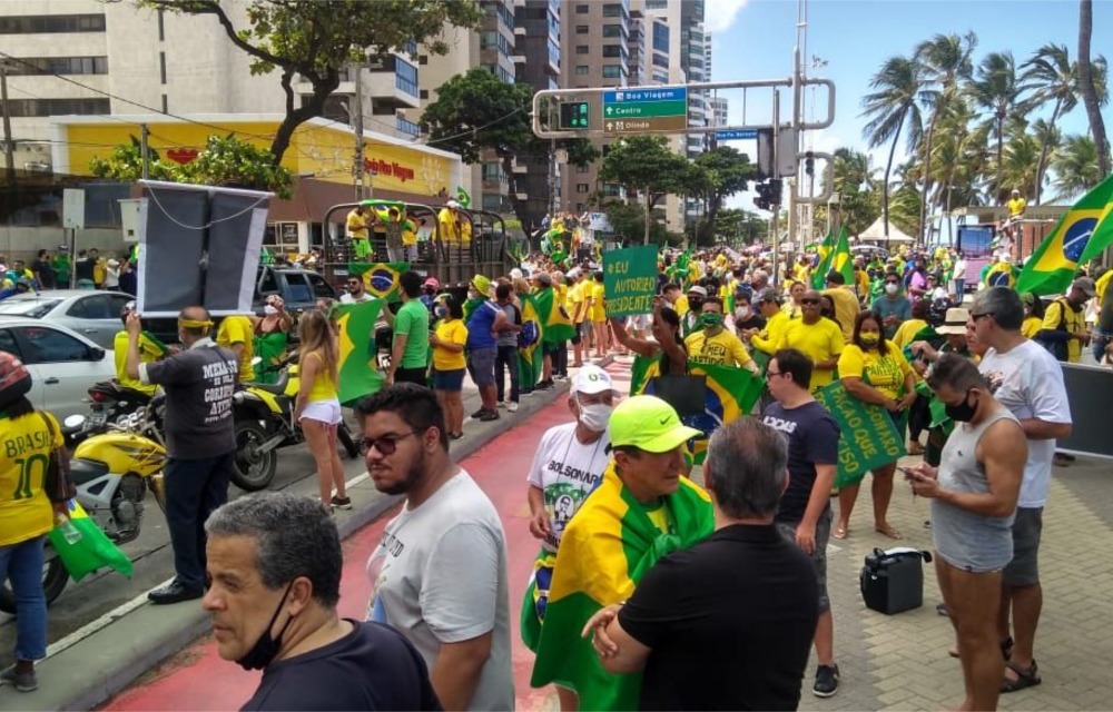 Saiba local e horário das manifestações em apoio a Bolsonaro no Recife