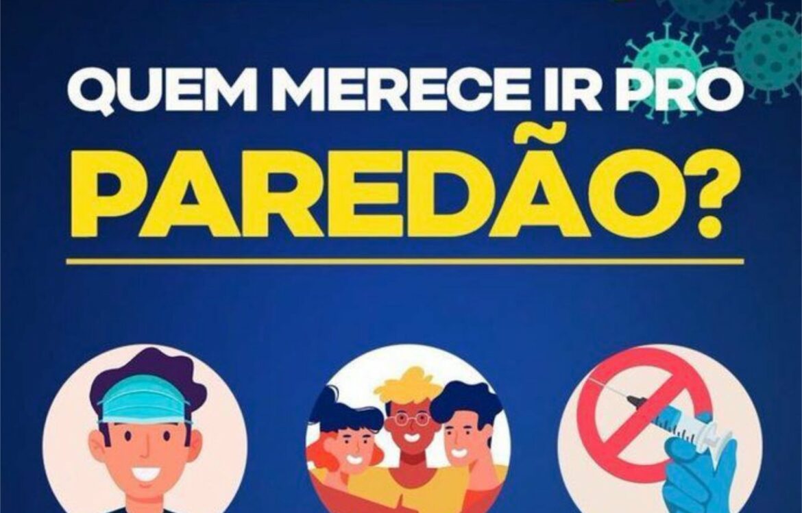 Governo de Pernambuco fala em colocar não vacinados no “paredão” e em merecerem um “se ligue!”