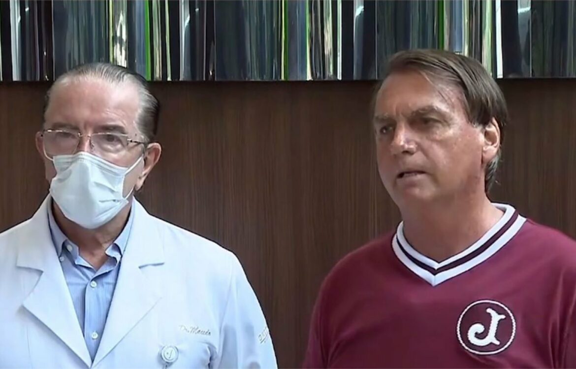 Médico diz que Bolsonaro está pronto para voltar ao trabalho