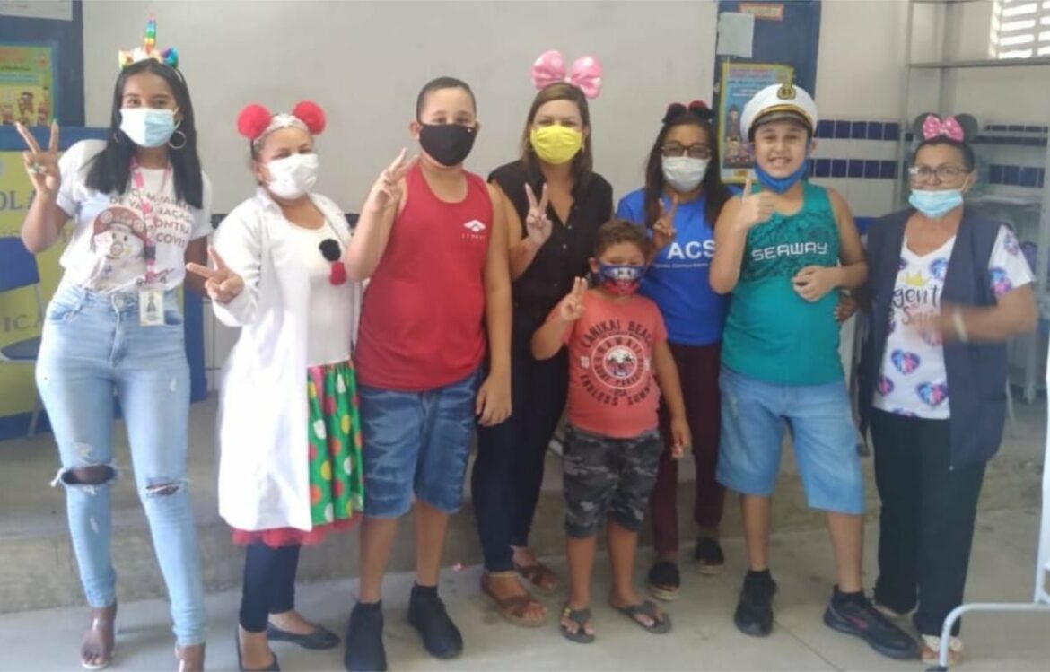 Paulista dá continuidade a vacinação de crianças entre 5 e 11 anos