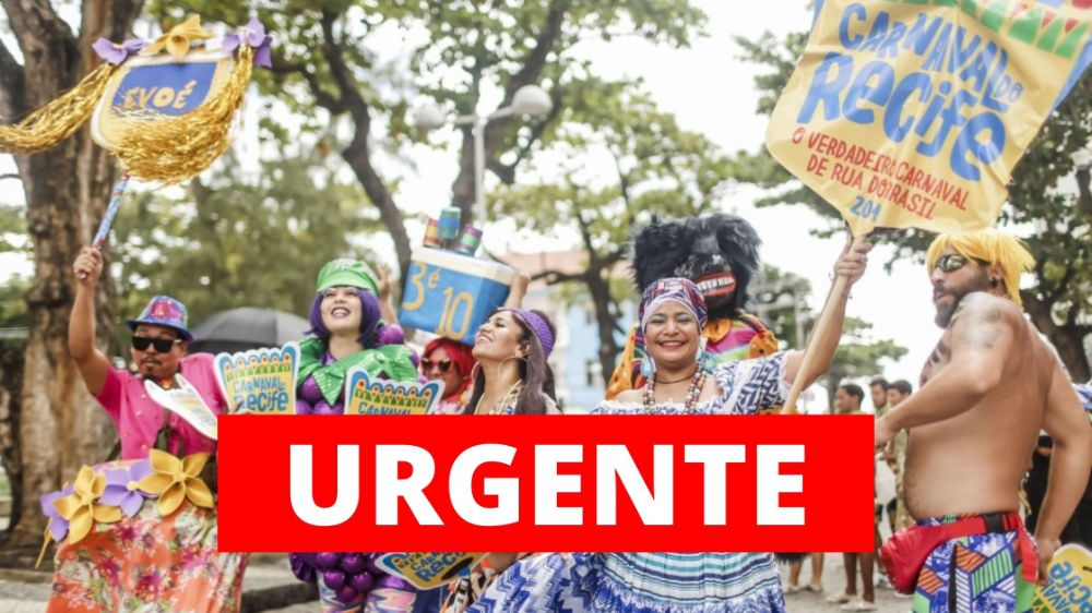 Governo de Pernambuco amplia restrições e cancela ponto facultativo durante o Carnaval