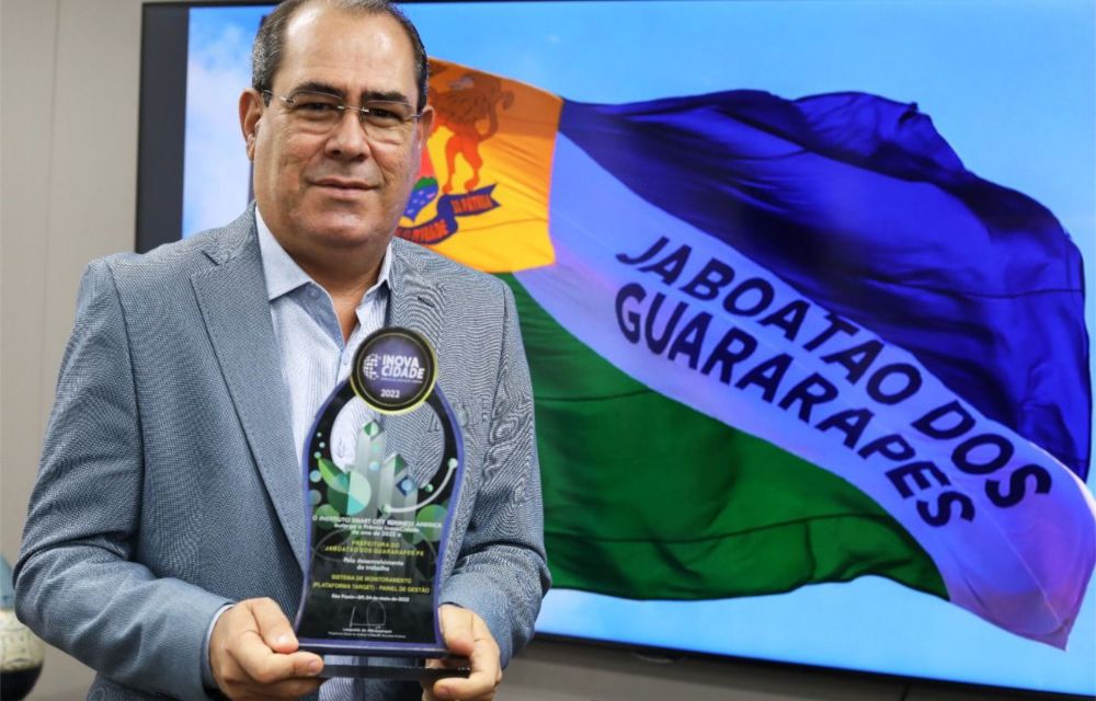 Jaboatão recebe Prêmio InovaCidade pela segunda vez