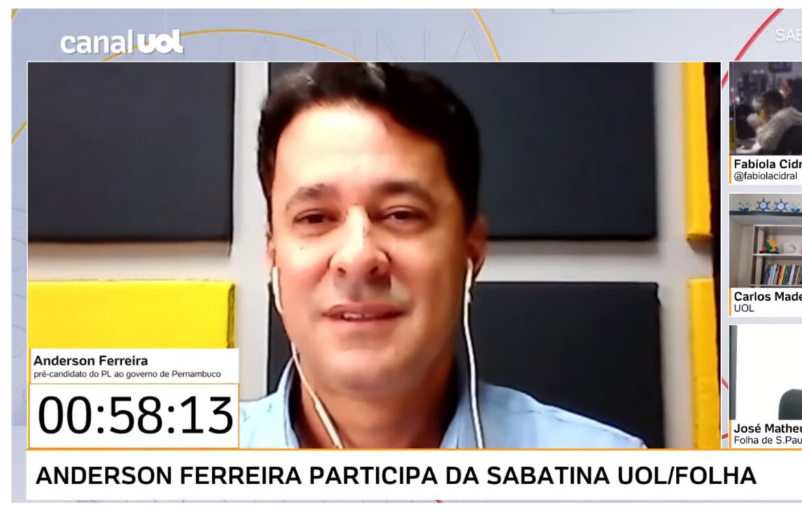 Anderson: “O pernambucano vai poder voltar a acreditar em Pernambuco”