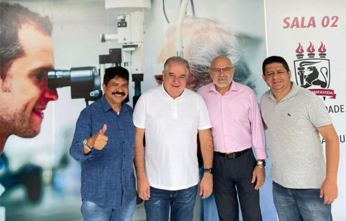 Augusto Coutinho e Antonio Fernando inauguram Núcleo Permanente de Prevenção à Cegueira do Araripe