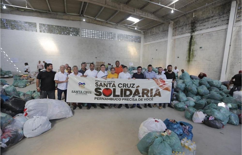 Com articulação de Fábio Aragão e Eduardo da Fonte, Santa Cruz do Capibaribe destina donativos para população atingida pelas chuvas na RMR