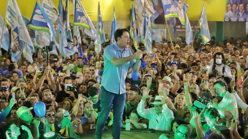 “Agora é pra valer. É Anderson, Gilson e Bolsonaro!”, diz Anderson em convenção no Recife