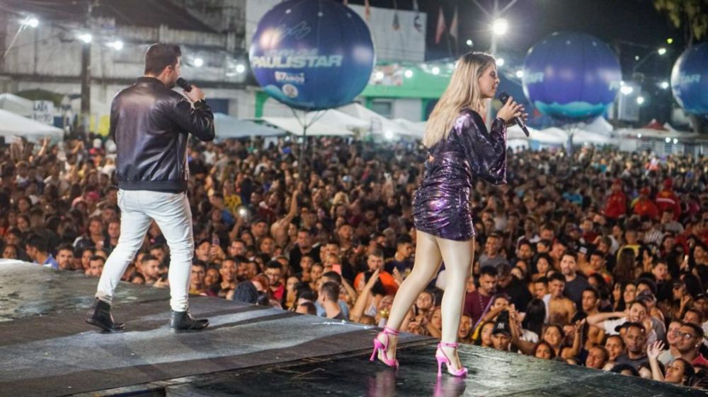 Praça João Pessoa recebe milhares de pessoas na abertura do Vamos Paulistar 2022