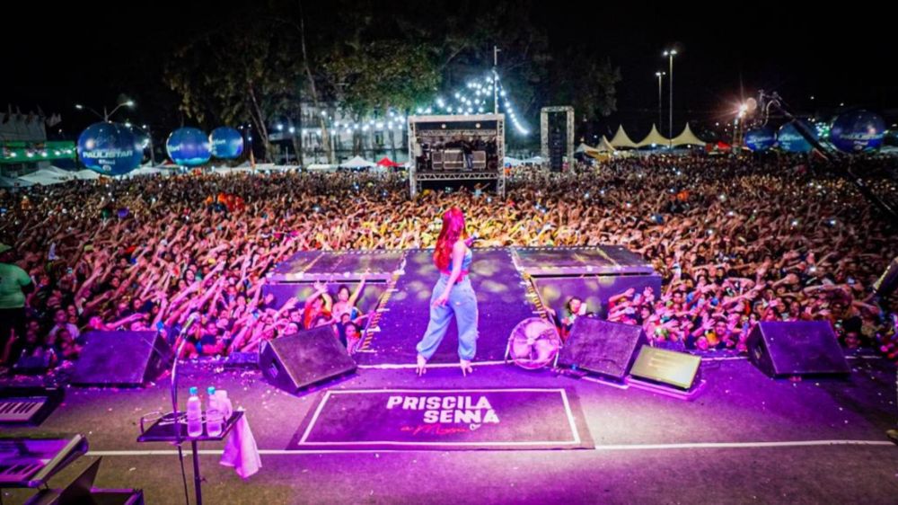 Na quinta noite de shows, Praça João Pessoa recebe milhares de pessoas no Vamos Paulistar 2022