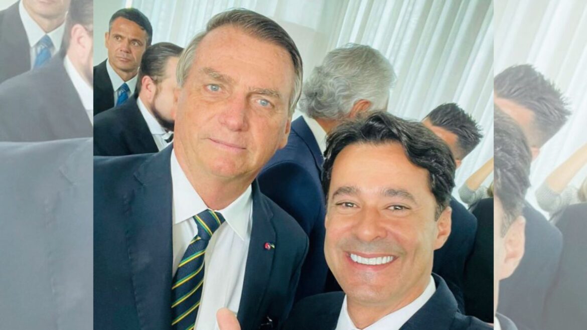Anderson Ferreira esteve hoje com Bolsonaro em Brasília