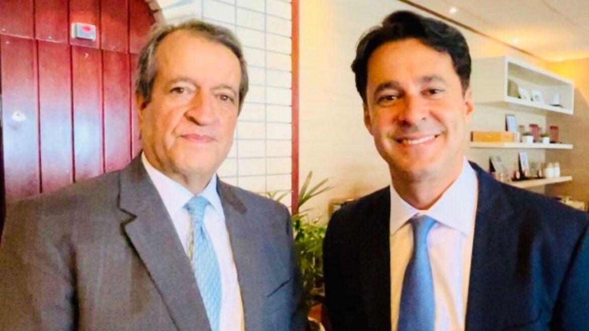 Anderson se reúne, em Brasília, com Valdemar Costa Neto, presidente nacional do PL￼