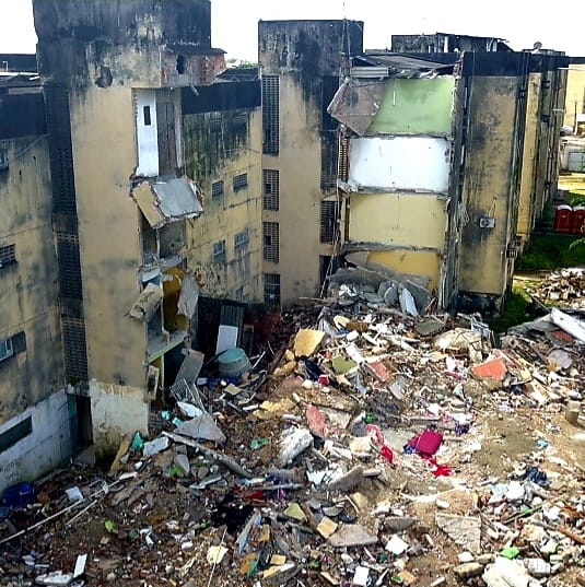 Justiça determina demolição imediata do bloco D-07, no Conjunto Beira Mar, em Paulista