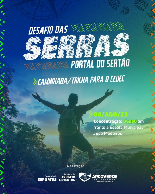 Prefeitura de Arcoverde abre inscrições para o 2º Desafio das Serras – Portal do Sertão