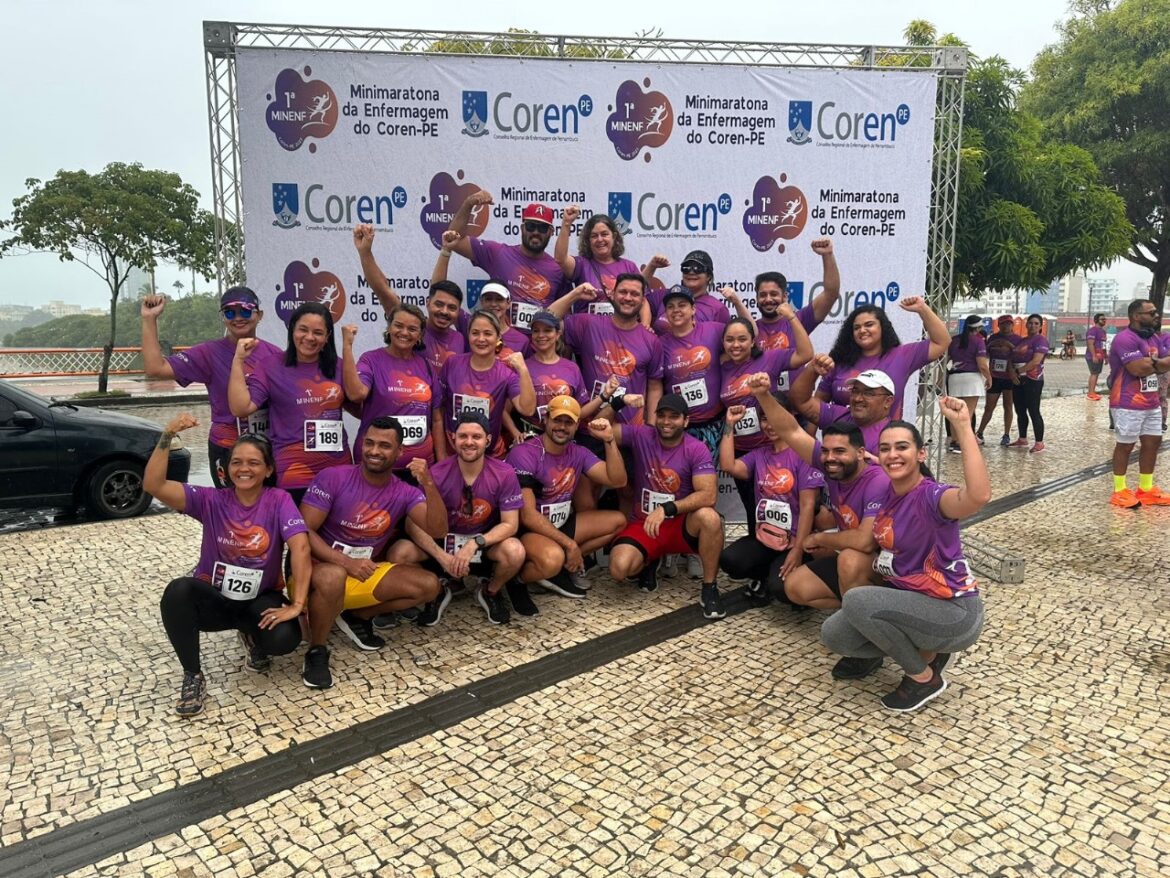 Minimaratona do Coren-PE movimenta as ruas do Recife, neste domingo (12)