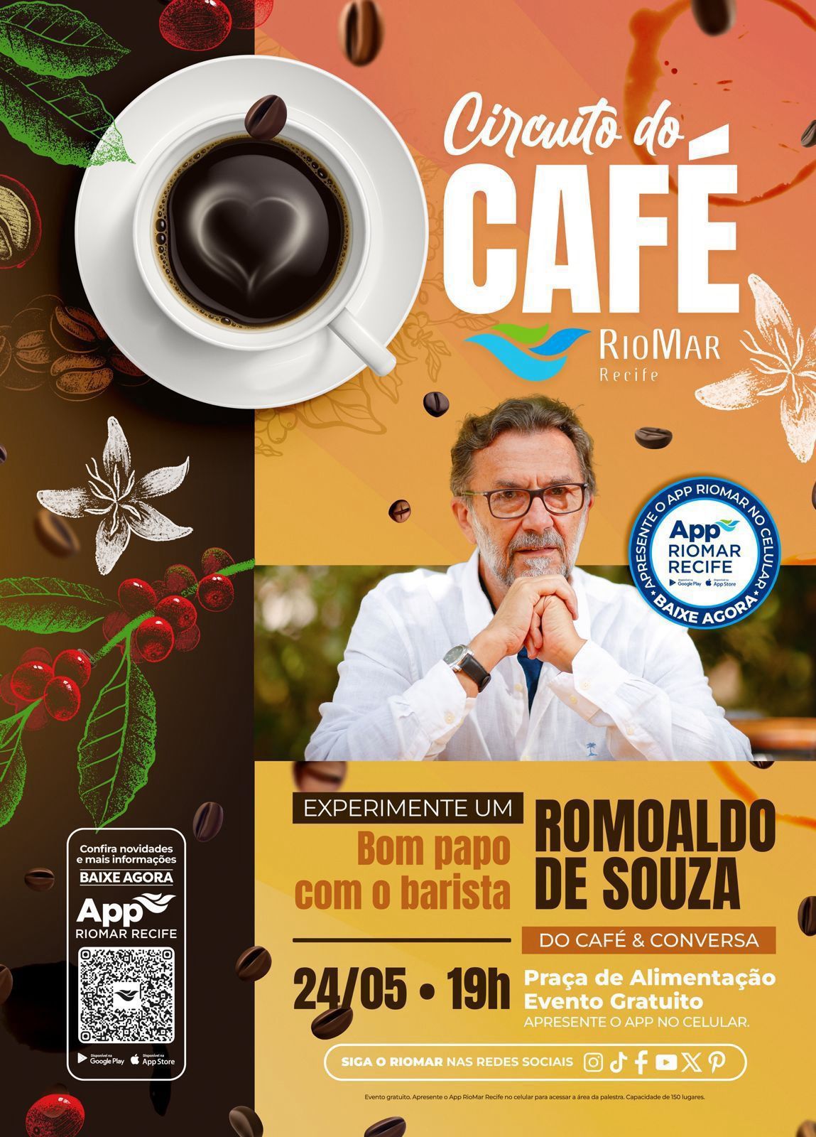 Recife recebe 7ª Edição do Circuito do Café RIOMAR