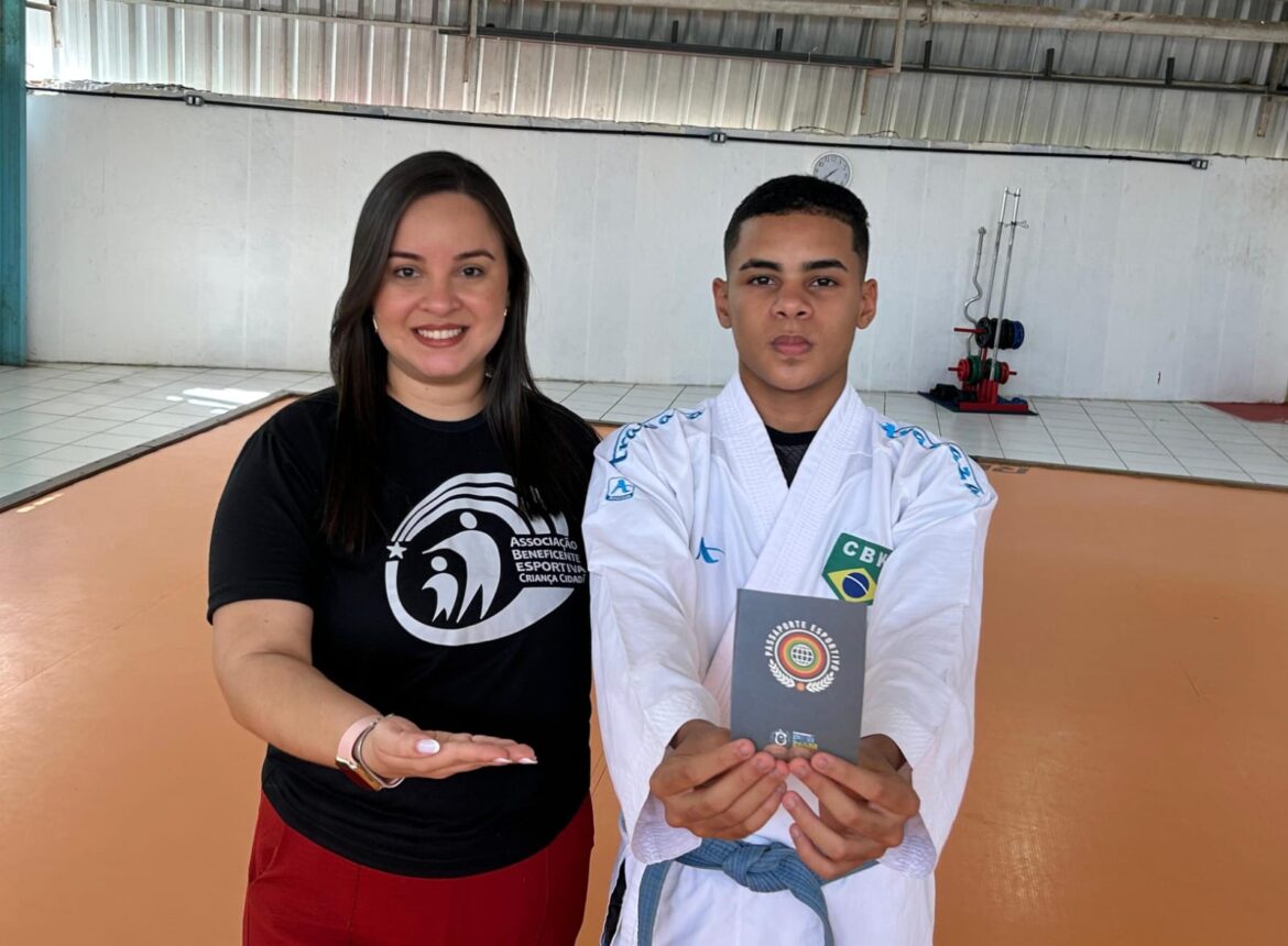 Carateca da ABECC é contemplado pelo Passaporte Esportivo e vai disputar Pan do Paraguai