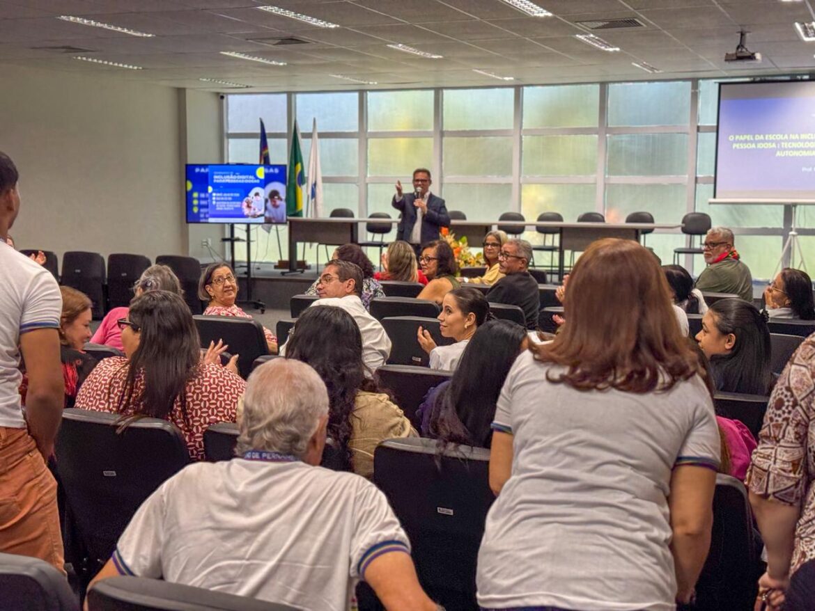 Secretaria de Justiça, Direitos Humanos e Prevenção à Violência de Pernambuco promove Seminário de Inclusão Digital para Pessoas Idosas